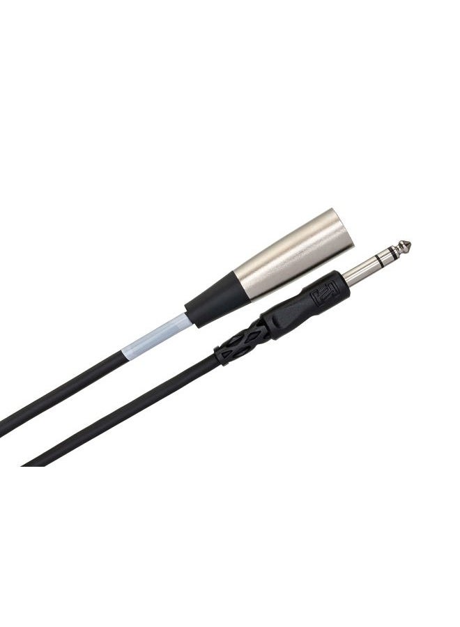 Hosa STX-110M 1/4" TRS to XLR3M Balanced Interconnect Cable, 10 Feet - Image 4