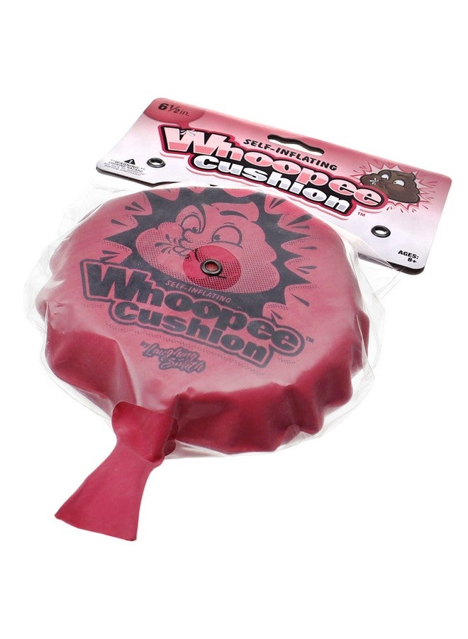 Laughing Smith 6" Self-Inflating Whoopie Cushion - Fun Prank Toy For Kids, Ideal Party Favor And Birthday Bag Stuffer, Hilarious Fart Sound Cushion For Boys And Girls Whoopee Woopie Self Inflating - Image 1
