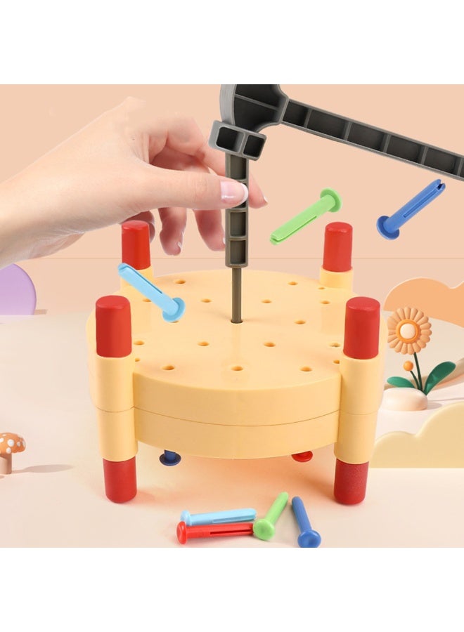 Baby Pounding Nail Hammer Set Toys For Toddlers Preschool Learning Toys Kids Early Education Safty Toy For Boys And Girls - Image 2
