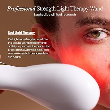 Project E Beauty Project E Beauty LumaGlow Red LED Light Therapy LED Light Treatment Skin Rejuvenation Antiaging Lift Firm Tighten Spa Home Skin Facial Beauty Daily Device - Image 3