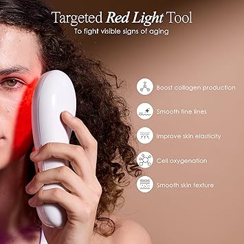 Project E Beauty Project E Beauty LumaGlow Red LED Light Therapy LED Light Treatment Skin Rejuvenation Antiaging Lift Firm Tighten Spa Home Skin Facial Beauty Daily Device - Image 2