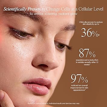 Project E Beauty Project E Beauty LumaGlow Red LED Light Therapy LED Light Treatment Skin Rejuvenation Antiaging Lift Firm Tighten Spa Home Skin Facial Beauty Daily Device - Image 4