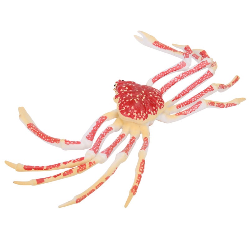 Realistic Crab Model Toy: Soft Durable Safe Plastic, Exquisite Detail Design - Lifelike Vivid Color, Educational Sea Animal Decoration for Kids, Aquarium, Marine Party - Image 3