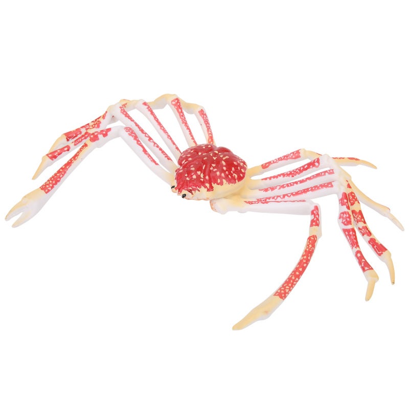 Realistic Crab Model Toy: Soft Durable Safe Plastic, Exquisite Detail Design - Lifelike Vivid Color, Educational Sea Animal Decoration for Kids, Aquarium, Marine Party - Image 2