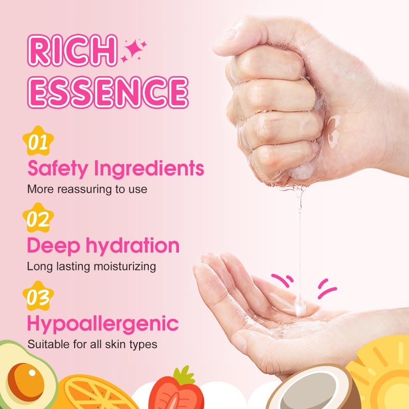KONEUK 14 Pack Fruit Face Masks Skincare for Kids, Sheet Hydrating Facial Mask for All Skin Types, Bulk Collagen Face Mask for Women Skin Care, Birthday Party Spa Gifts for Teens Girls - Image 5
