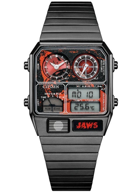 Citizen Retro Analog-Digital X Universal RECORD LABEL ANA-DIGI TEMP "JAWS" Limited Edition JG2138-60Z