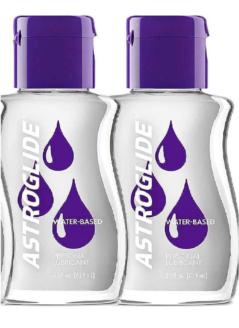 ASTROGLIDE Astroglide Liquid, Water Based Personal Lubricant Pack of 2 