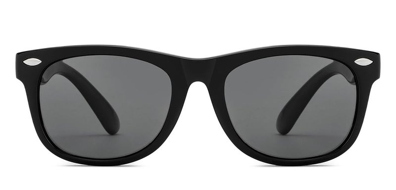 Hooper Polarized and 100% UV Protected | Full Rim Square Branded and Stylish Kids Sunglasses | For Boys & Girls (Age 5-8 yrs) | HP S15810M - Image 2