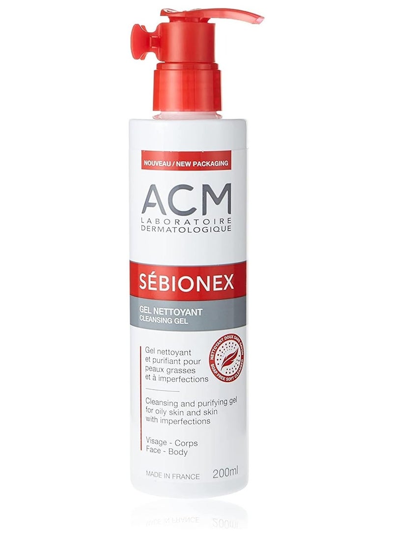ACM Sebionex Cleaning Gel 200 ml- Packaging may vary, Pack of 1 - Image 1