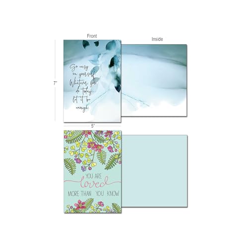 Leanin' Tree, Words of Hope and Healing, Greeting Cards Assortment Box, Get Well Cards, Thinking of You Cards, Blank Cards (20 Cards, 22 Envelopes) - Image 2