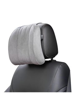 AGC Ergonomic Neck Support Cushion for Driving & Travel Memory Foam Car Headrest Pillow - Breathable Fabric, Adjustable Strap, Universal Fit for Cars, Office Chairs & Home HC-1012 Grey - pzsku/ZA92EF453A184BC4528E4Z/45/1741171506/57dd255a-bb1f-40d2-84ae-2790ca692b36