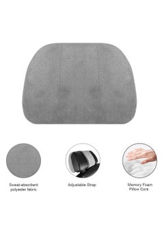 AGC Ergonomic Neck Support Cushion for Driving & Travel Memory Foam Car Headrest Pillow - Breathable Fabric, Adjustable Strap, Universal Fit for Cars, Office Chairs & Home HC-1012 Grey - pzsku/ZA92EF453A184BC4528E4Z/45/1741171521/6655b657-02c0-472f-9df9-024ed928b270