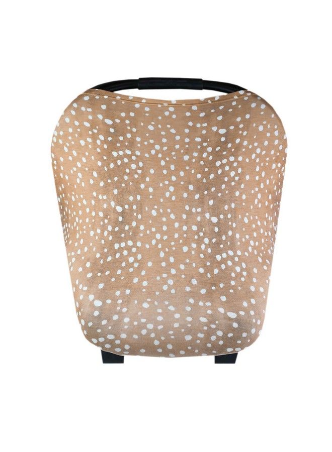 Copper Pearl Baby Car Seat Cover Canopy And Nursing Cover Multi Use Stretchy 5 In 1 Gift"Fawn" By Copper Pearl - Image 2