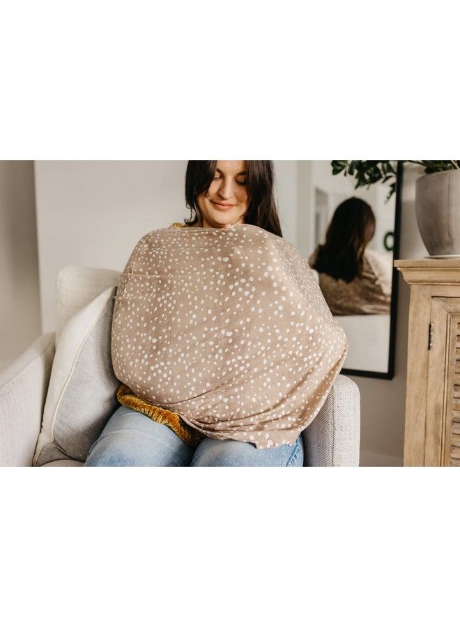 Copper Pearl Baby Car Seat Cover Canopy And Nursing Cover Multi Use Stretchy 5 In 1 Gift"Fawn" By Copper Pearl - Image 5
