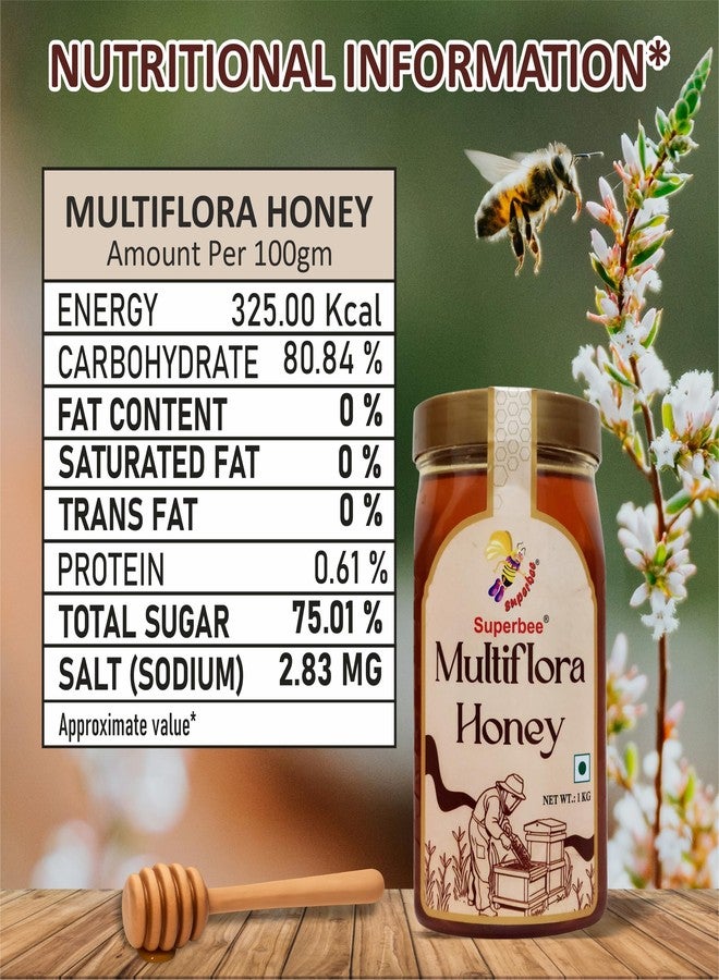 Superbee Combo Offer Buy Multiflora Honey 1 kg & Get Free Superbee propolis toothpaste - Image 5
