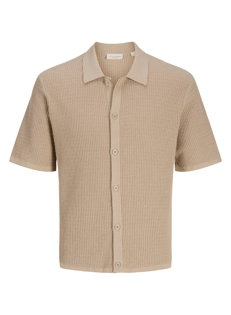 جاك اند جونز Button Knit Polo