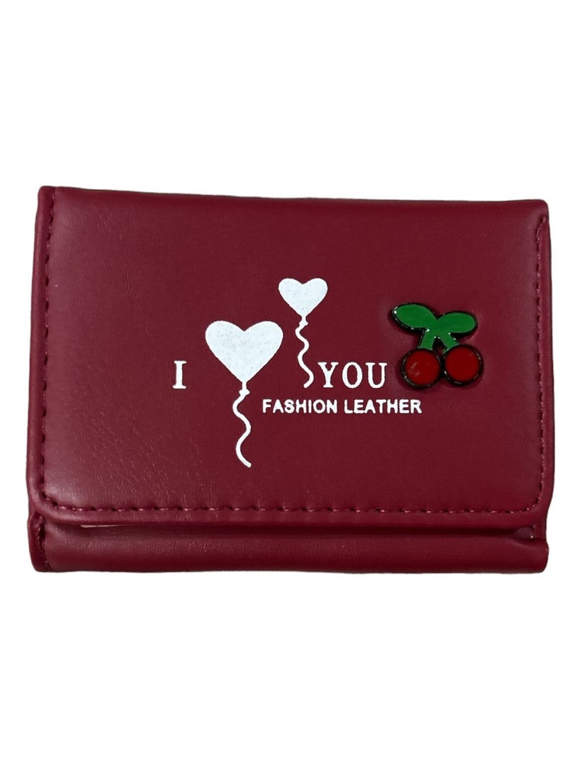 Generic Fashion Portable Practical Leather Wallet with Credit Card and ID Holder for Women (Fashion Portable Practical Leather Wallet with Credit Card and ID Holder for Women (1 piece ) 