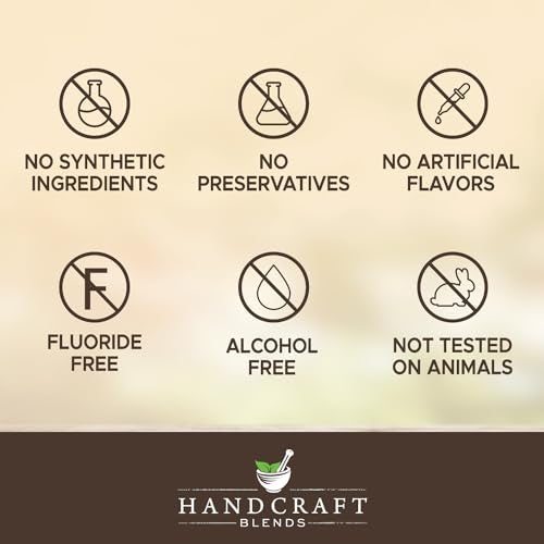 Handcraft Blends Coconut Oil Pulling for Teeth and Gums with Peppermint Oil - Organic Coconut Oil Pulling Oil Mouthwash for Fresh Breath, Oral Health and Cleaner Teeth and Gums - 8 Fl oz - Image 5