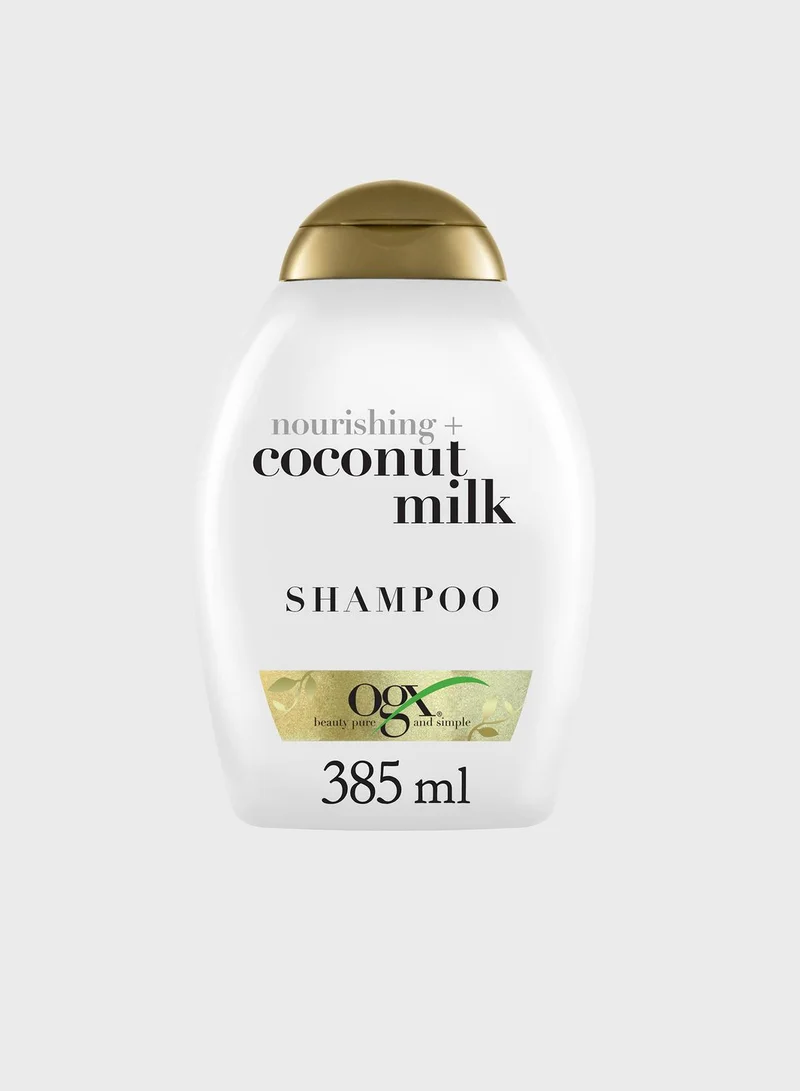 Ogx OGX Shampoo, Nourishing+ Coconut Milk, New Gentle and PH Balanced Formula, 385ml
