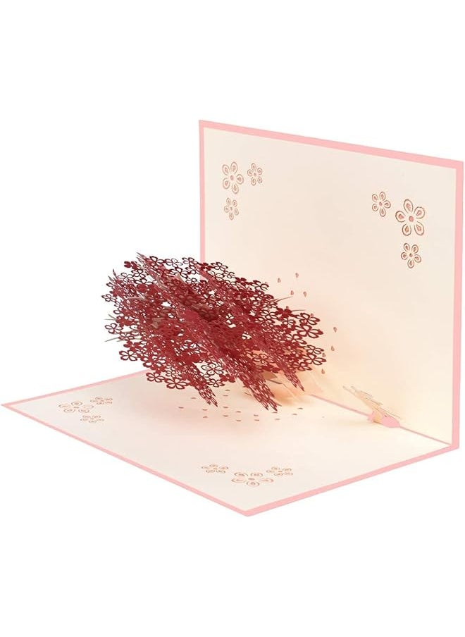 3D Pop Up Card Romantic Lovers Card With Couples Under Red Cherry Tree Anniversary Card Valentine'S Day Card Wedding Card Birthday Card With Envelope For Wife Husband Girlfriend Mother - pzsku/ZA92F3F7536A4A3D7C614Z/45/_/1740916926/8bf8a2bb-c6f0-4f25-94a5-fa663a5a5090