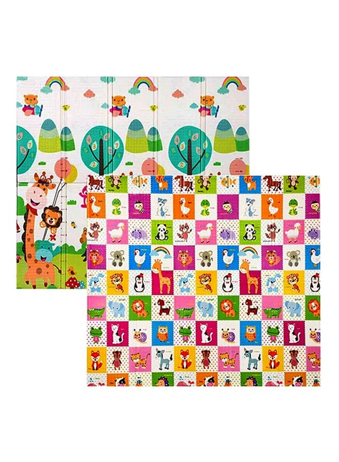 Baby Care Play MatNon-Toxic Baby Rug Cushioned Baby Mat Waterproof Playmat Reversible Double-Sided Kindergarten Mat Kid Toddler Crawl Playmat 200 * 180 Extra Thickness - Image 1