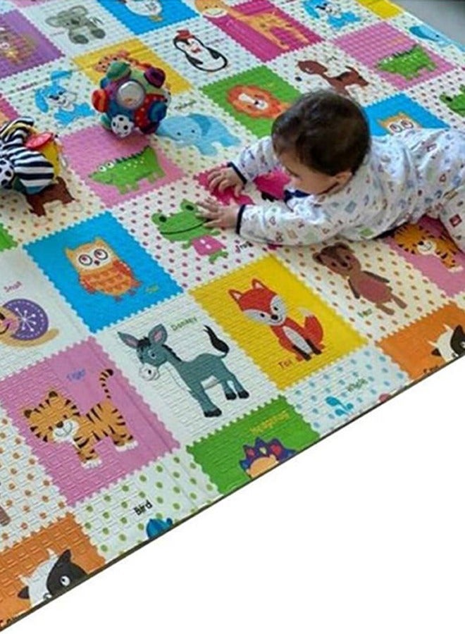 Baby Care Play MatNon-Toxic Baby Rug Cushioned Baby Mat Waterproof Playmat Reversible Double-Sided Kindergarten Mat Kid Toddler Crawl Playmat 200 * 180 Extra Thickness - Image 4