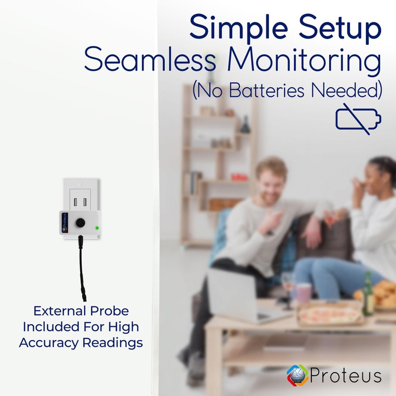 Proteus AMBIO - Wifi Temperature Humidity sensor with Buzzer and Email/Text Alerts - Image 5