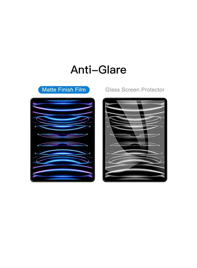 JETech Paper Screen Protector for iPad Pro 12.9-Inch 2022/2021/2020/2018 Model Edge to Edge Liquid Retina Display, Anti-Glare, Matte PET Paper Film for Drawing - Image 5