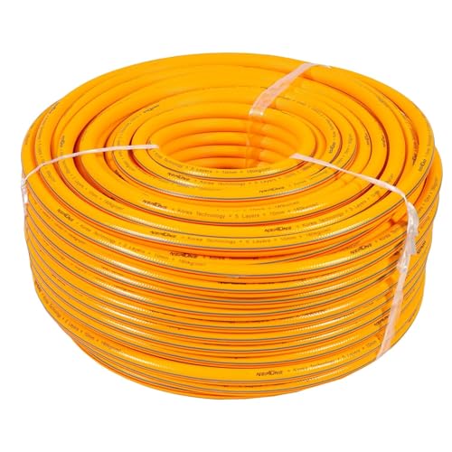 HYCO LABEL FLYMAX PVC High Pressure Hose Pipe 100M, KOREAN MADE, UV and Weather Resistant, Puncture Proof, Leak-Proof, Flexible Garden Hose for Agriculture, Car Wash, Outdoor Cleaning (8MM 3 LAYER) - Image 1