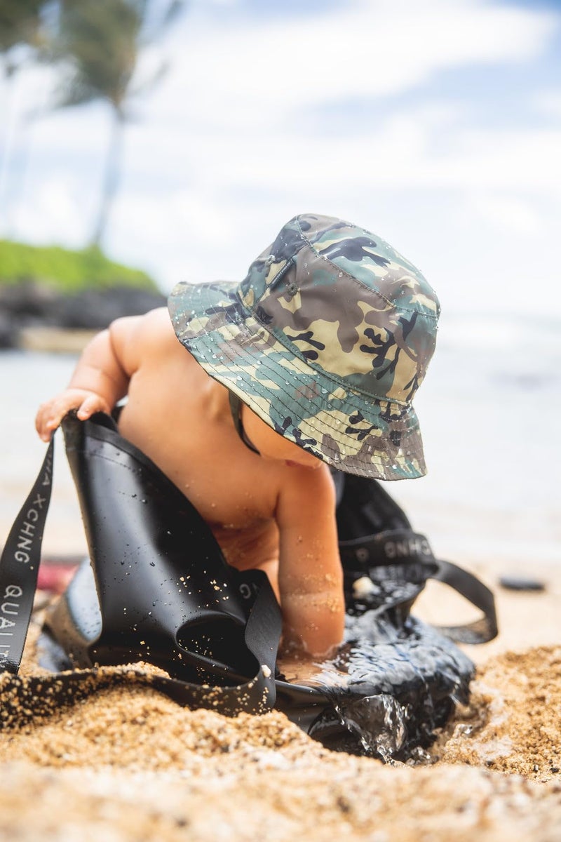 OVOY Toddler Sun Hat Bucket Boys-Camouflage Fishman Cap Packable (Camo,52cm Suggest for 2-3years Old Kids) - Image 4