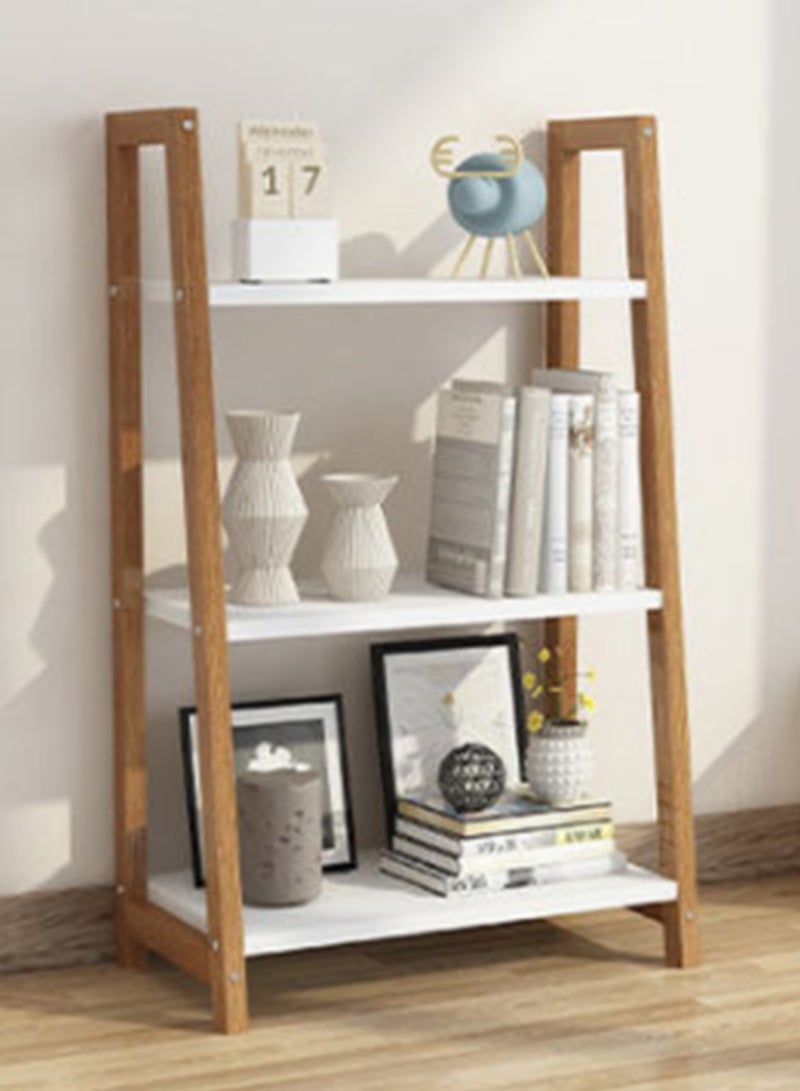 MIXDE Trapezoidal Solid Wood Multi-layer Storage Rack Bookshelf - Image 3