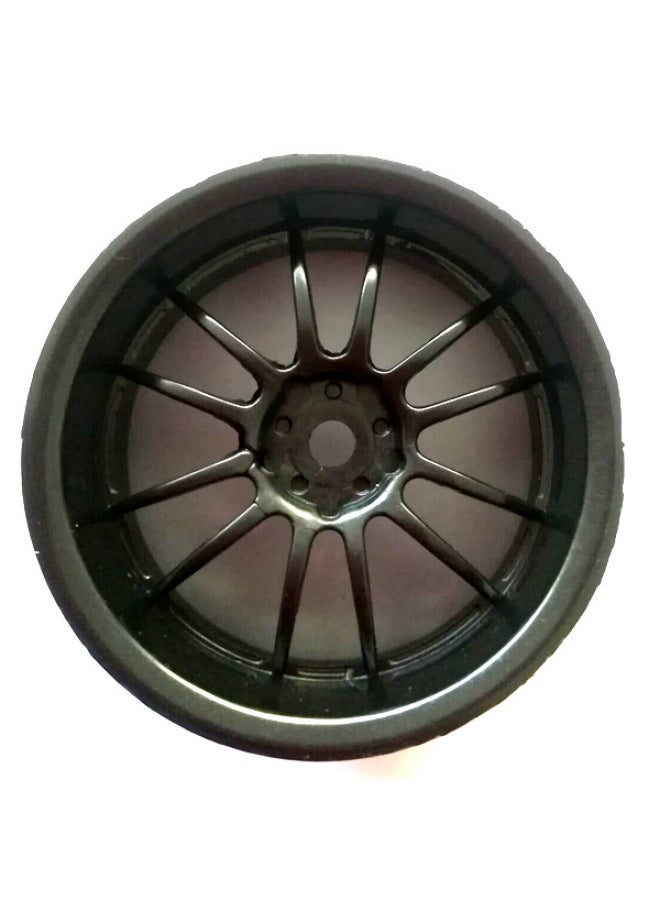 Tire Wheel 1/10 Cherry Blossom Flat Race 94123/94122 Street Running Highway Beijing HSP Drift RV Frame 
