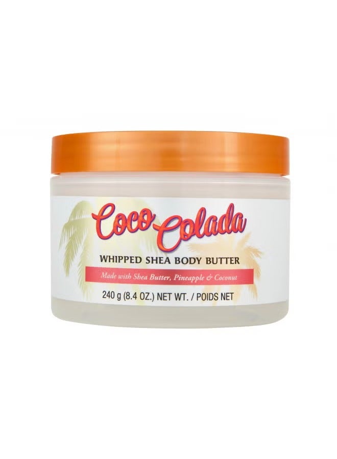 Tree Hut Coco Colada Whipped Shea Body Butter 8.4oz with Natural Shea Butter for Nourishing Essential Body Care 240g