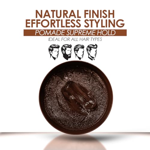 MAN CODE Mancode Hair Styling Pomade Wax for Men- 100ml | Supreme Hold, Glossy Finish, Non-Greasy, Water-Based Formula | 24-Hour Flexible Hold | Strong & Long-Lasting | All Hair Types - Image 4