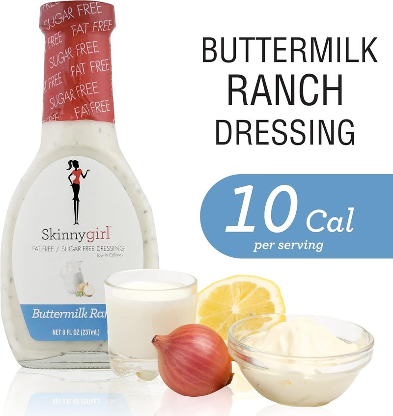 Skinnygirl Fat-Free Sugar-Free Buttermilk Ranch Salad Dressing, 8 Ounce - Image 5