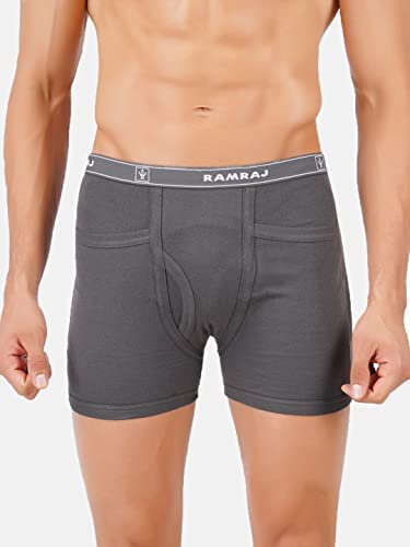RAMRAJ COTTON ملابس داخلية رجالية 100% قطن ناعم ممشط جيرسي فاخر متعدد الألوان - مجموعة من 3 - Image 2