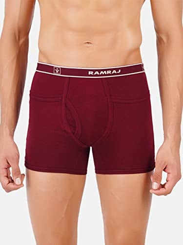 RAMRAJ COTTON ملابس داخلية رجالية 100% قطن ناعم ممشط جيرسي فاخر متعدد الألوان - مجموعة من 3 - Image 4