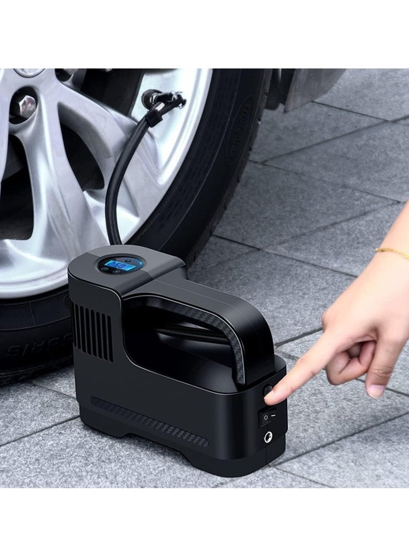 general Electric Car with Digital Pressure Gauge 12V 120W Air Compressor Cordless for Bicycle Tires Car for Tires Portable - Image 4
