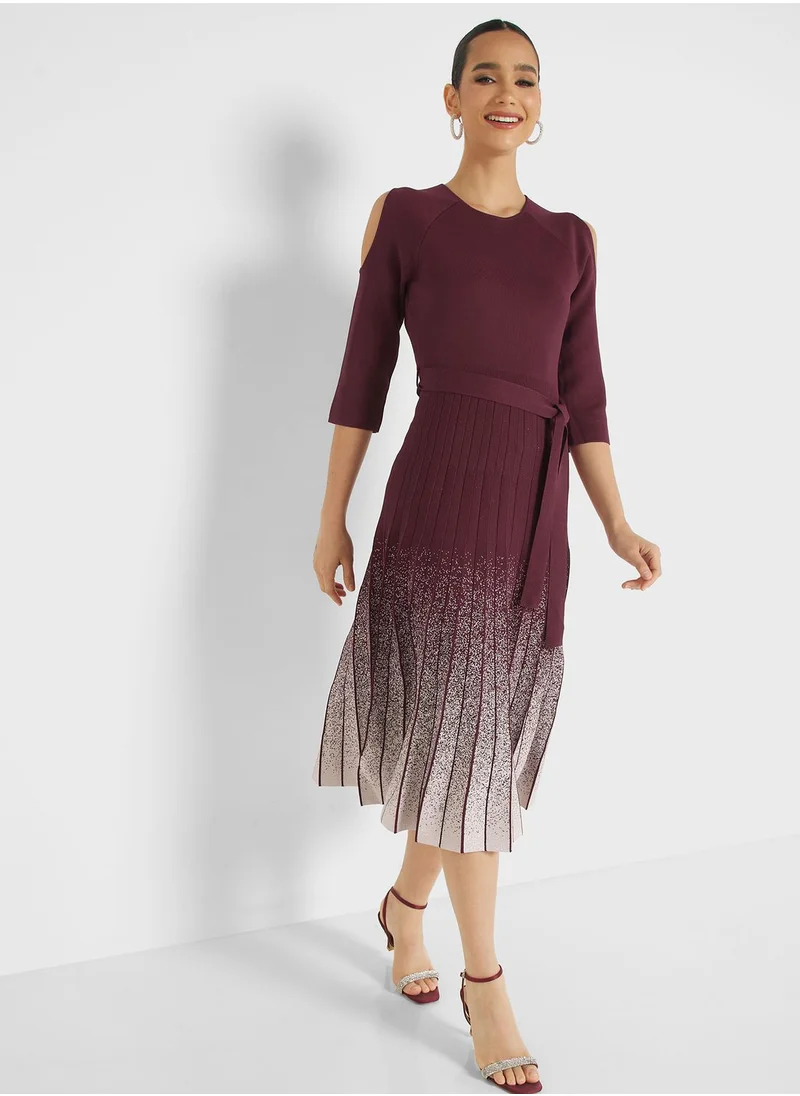 Femi9 One Shoulder Tie Detail Dress