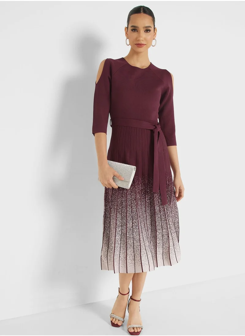 Femi9 One Shoulder Tie Detail Dress