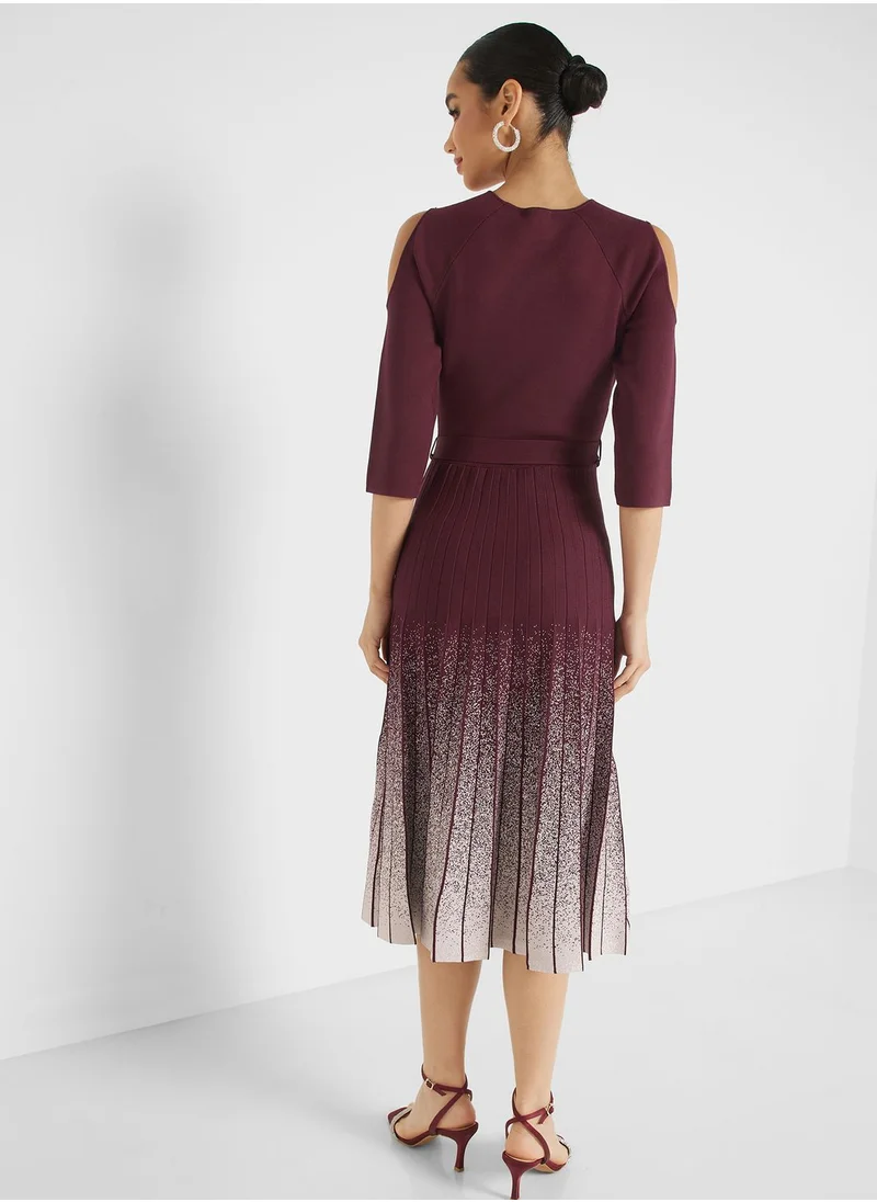 Femi9 One Shoulder Tie Detail Dress
