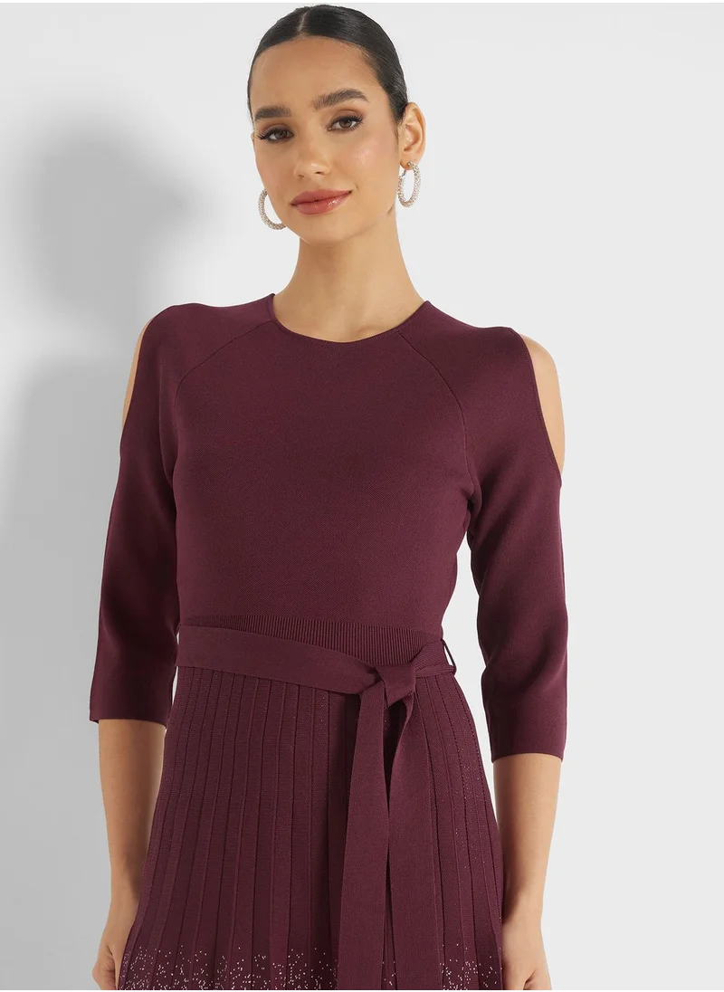 Femi9 One Shoulder Tie Detail Dress