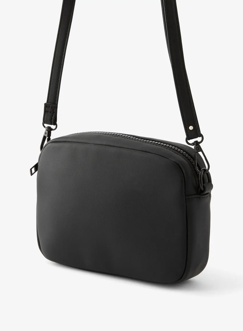 Typo Plush Mini Crossbody