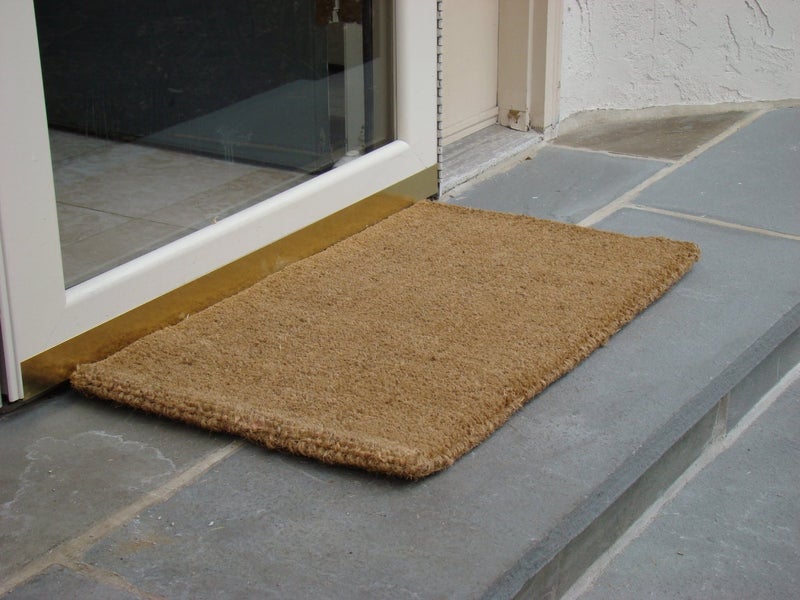 Kempf 1" Thick Natural Woven Coco Coir Doormat, 36" x 60", Heavy-Duty Entrance Mat for Front Door, Entryway & Porch - Image 4