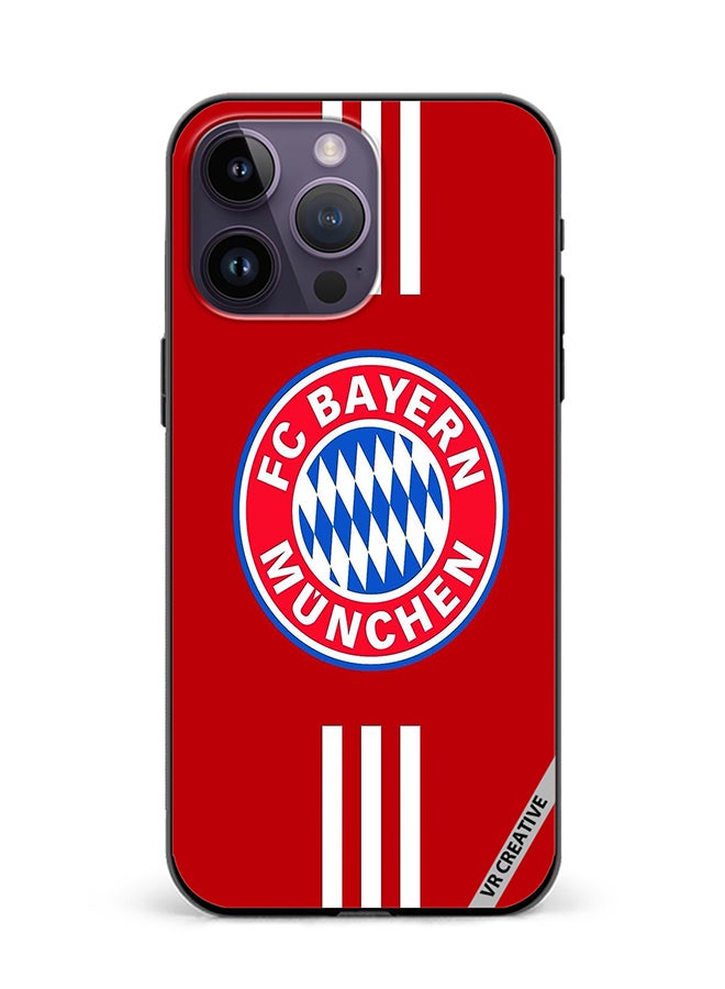 VR CREATIVE Protective Case Cover For Apple iPhone 16 Pro Max Fc Bayern Munchen Design Multicolour