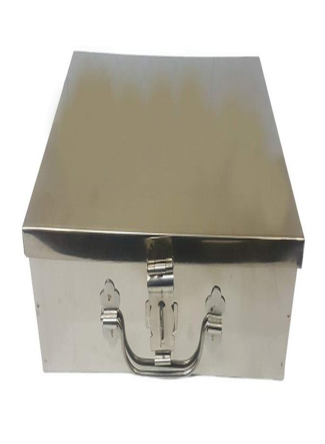 GinoSet® Stainless Steel Spice Box, 6 Compartment, Masala Dabba Utility Container, Masala Peti (Steel) W-10, H-3", L-7" - Image 5