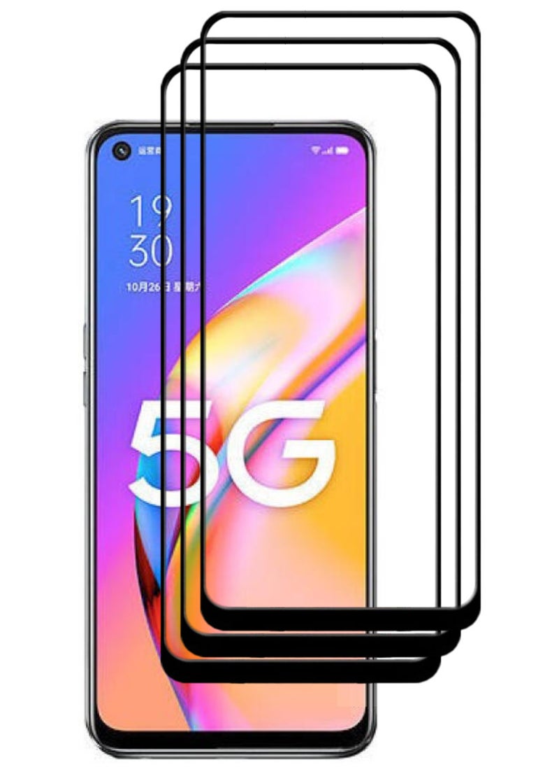 ACLIX 3 Pieces Antistatic ESD Dustproof Premium Quality High Definition Tempered Glass Screen Protector Designed For Oppo A93 5G - Image 1