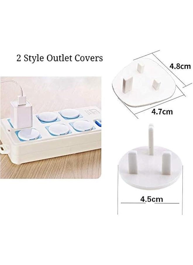 Gonice - Outlet Covers (20 Pack) Value Pack – Baby Safety Electric Outlet Plug Covers – Socket Cover Protector Cap to Prevent Your Child from Power Shock Hazard - Image 1