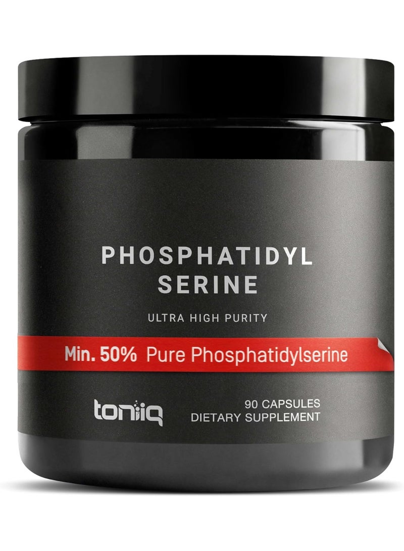 تونيق مكمل غذائي فائق النقاء يحتوي على فوسفاتيديل سيرين، 90 كبسولة، 45 جرعة - Image 1