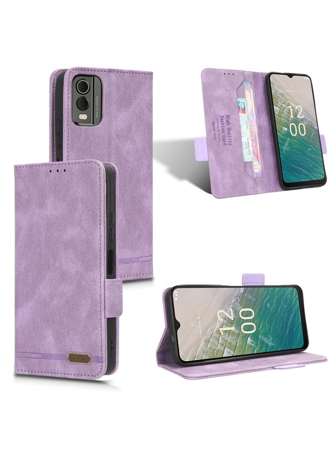 S-TOP Case For Nokia C32 Magnetic Clasp Leather Phone Case - Image 1